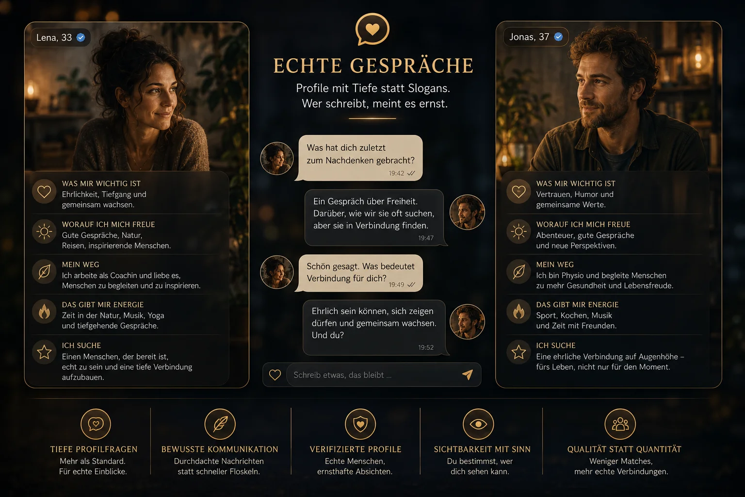 Echte Gespräche
